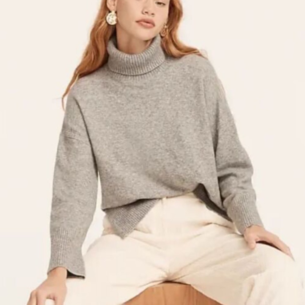 J. Crew Turtleneck Sweater In Super soft Yarn
